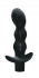 Чёрный анальный вибромассажёр Naughty - 14,5 см., Lola toys Чёрный анальный вибромассажёр Naughty - 14,5 см., Lola toys