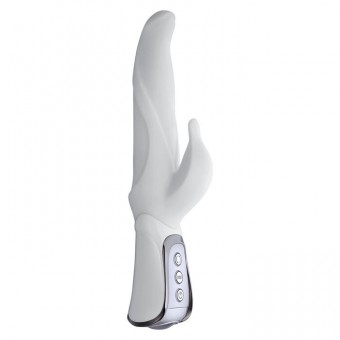 Белый вибратор VIBE THERAPY PINNACLE - 23 см., Vibe Therapy