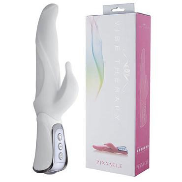 Белый вибратор VIBE THERAPY PINNACLE - 23 см., Vibe Therapy
