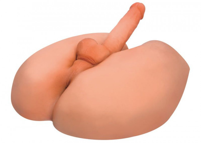 Мастурбатор-анус с фаллоимитатором Anal Missionary CyberSkin Stroker Light, Topco Sales