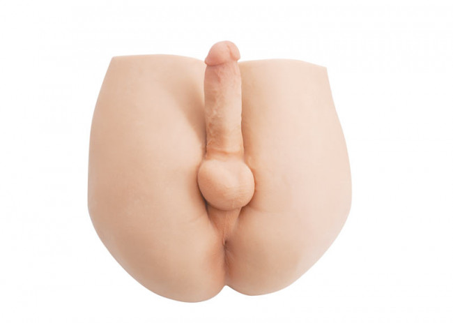 Мастурбатор-анус с фаллоимитатором Anal Missionary CyberSkin Stroker Light, Topco Sales