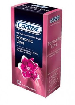 Презервативы с ароматом CONTEX Romantic - 12 шт., Contex