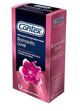 Презервативы с ароматом CONTEX Romantic - 12 шт., Contex Презервативы с ароматом CONTEX Romantic - 12 шт., Contex