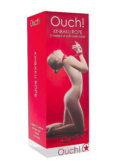 Красная веревка для бандажа Kinbaku - 5 м., Shots Media BV