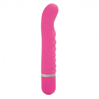 Многофункциональный розовый вибратор 10-Function Charisma Swirly - 12 см., California Exotic Novelties