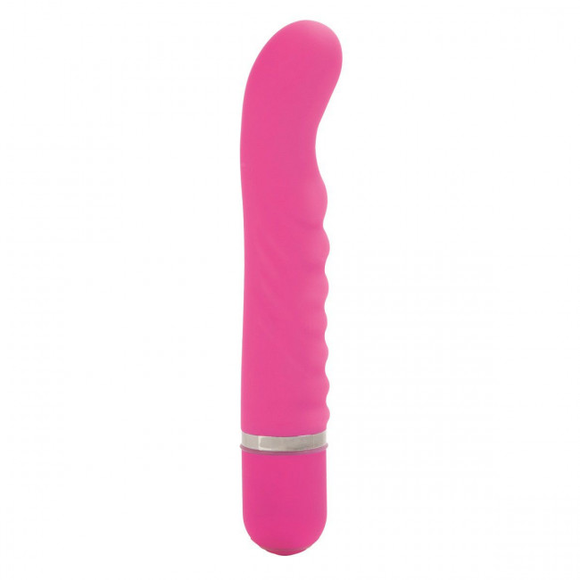 Многофункциональный розовый вибратор 10-Function Charisma Swirly - 12 см., California Exotic Novelties