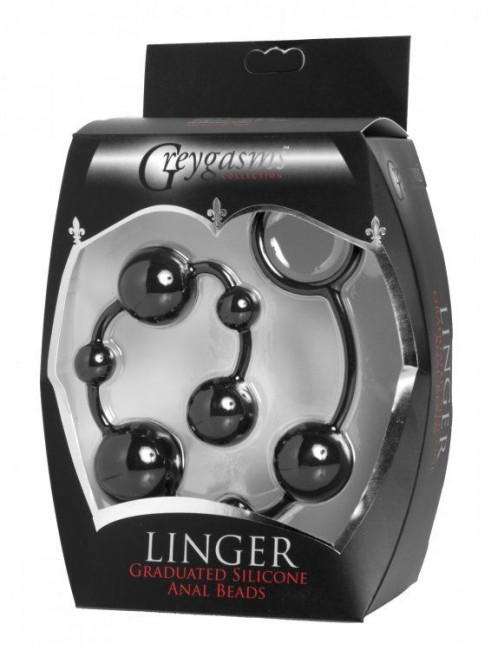 Анальная цепочка Linger Graduated Anal Beads - 35 см., XR Brands