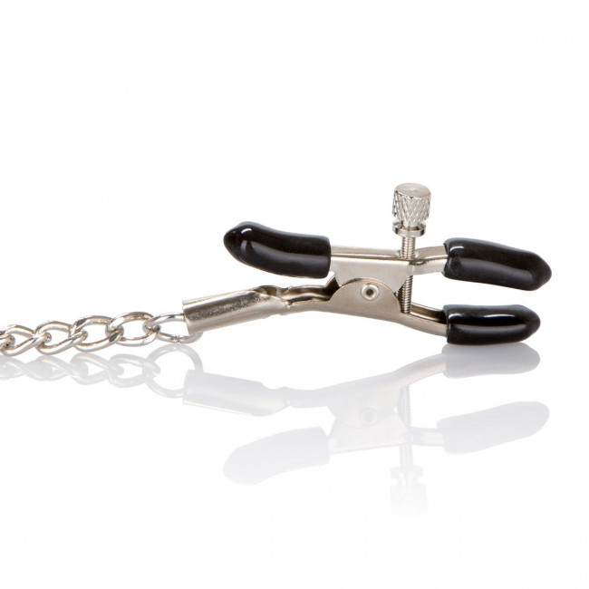 Зажимы на соски с цепочкой Tiered Nipple Clamps, California Exotic Novelties