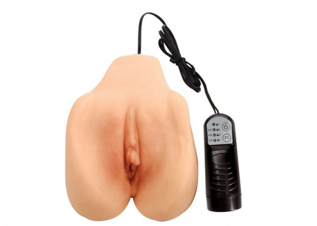 Реалистичная вагина с вибрацией Carmen Luvana’s Vibrating CyberSkin Pussy, Topco Sales