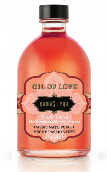 Масло для тела Oil Of Love Passionate Peach с ароматом персика - 100 мл., Kama Sutra Масло для тела Oil Of Love Passionate Peach с ароматом персика - 100 мл., Kama Sutra