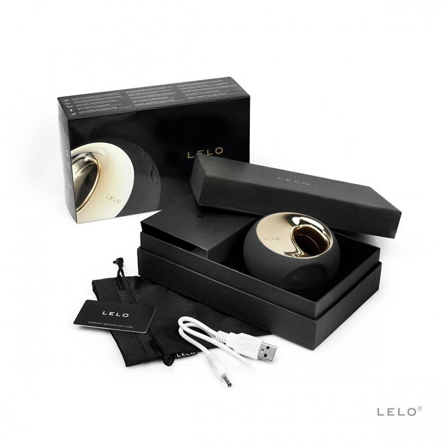 Чёрный вибромассажер для массажа клитора Ora 2 Black, Lelo