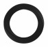 Чёрное эрекционное кольцо Infinity Thin Large, Shots Media BV