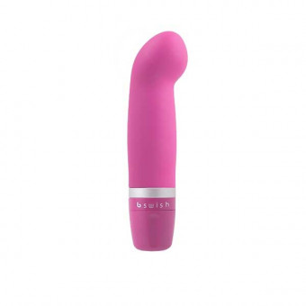 Миниатюрный стимулятор точки G bCute Curve Rose - 11 см., B Swish