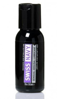 Возбуждающий гель-лубрикант на водной основе Sensual Arousal Lubricant  - 29,5 мл., Swiss navy