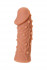 Насадка фаллического вида с венками и шишечками Extreme Sleeve 006 L-size - 16,4 см., KOKOS