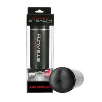 Чёрный мастурбатор-анус с присоской CyberSkin Stealth Ass Stroker, Topco Sales