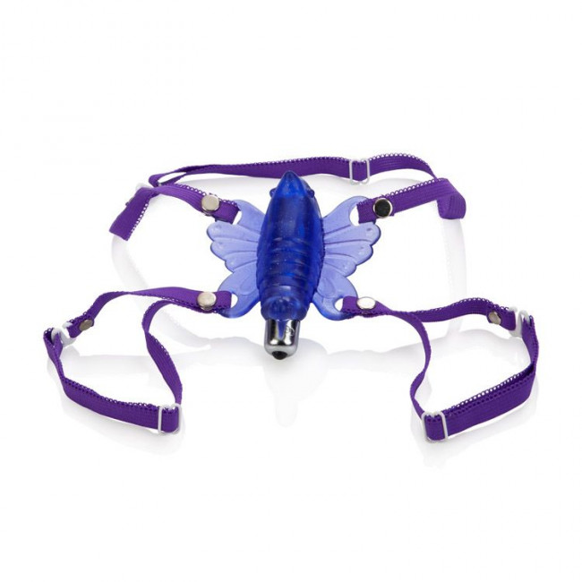 Фиолетовая вибробабочка Wireless Venus Butterfly Wearable Stimulator, California Exotic Novelties Фиолетовая вибробабочка Wireless Venus Butterfly Wearable Stimulator, California Exotic Novelties
