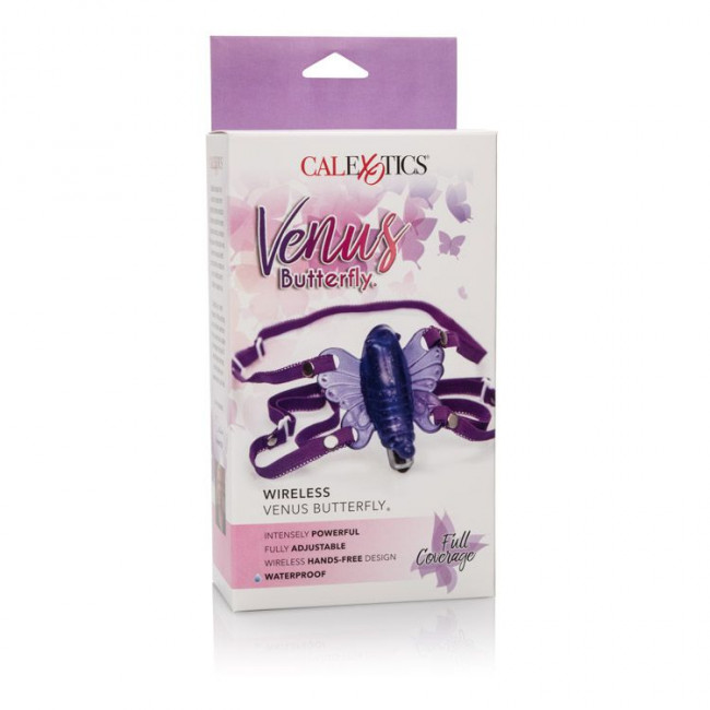 Фиолетовая вибробабочка Wireless Venus Butterfly Wearable Stimulator, California Exotic Novelties Фиолетовая вибробабочка Wireless Venus Butterfly Wearable Stimulator, California Exotic Novelties