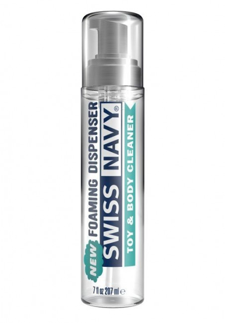 Очищающая пенка для игрушек и тела Swiss Navy Toy & Body Cleaner Foamer - 207 мл., Swiss navy