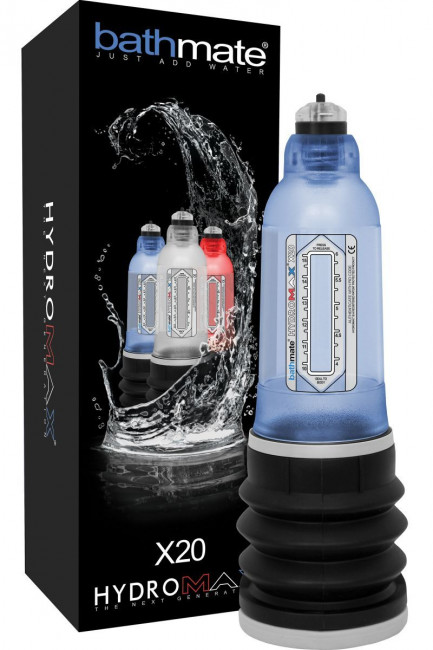 Гидропомпа Hydromax X20 с голубой колбой, Bathmate