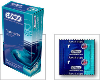 Презервативы CONTEX Tornado, 12 шт., Contex Презервативы CONTEX Tornado, 12 шт., Contex