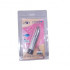 Гладкий серебристый вибратор Lady finger - 14 см., Baile