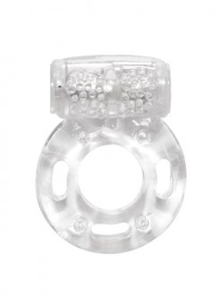 Прозрачное эрекционное кольцо с вибрацией Rings Axle-pin, Lola toys