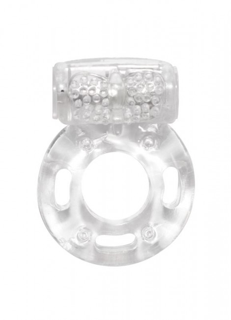 Прозрачное эрекционное кольцо с вибрацией Rings Axle-pin, Lola toys Прозрачное эрекционное кольцо с вибрацией Rings Axle-pin, Lola toys
