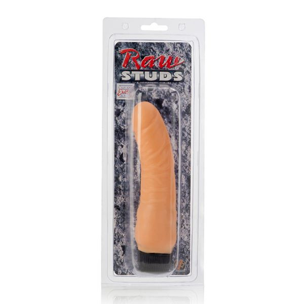 Телесный вибратор-реалистик RAW STUDS REALISTIC FLEX - 20 см., California Exotic Novelties Телесный вибратор-реалистик RAW STUDS REALISTIC FLEX - 20 см., California Exotic Novelties