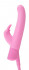 Розовый вибратор с функцией расширения Rosy Bunny - 20 см., Orion Розовый вибратор с функцией расширения Rosy Bunny - 20 см., Orion