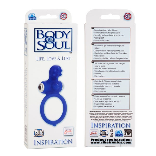 Кольцо эрекционное со стимуляцией клитора INSPIRATION линии BODY SOUL, California Exotic Novelties Кольцо эрекционное со стимуляцией клитора INSPIRATION линии BODY SOUL, California Exotic Novelties