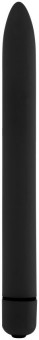 Чёрный тонкий вибратор GC Slim Vibe - 16,5 см., Shots Media BV