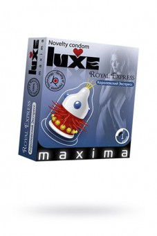 Презервативы Luxe Maxima Королевский экспресс - 1 блок, Luxe