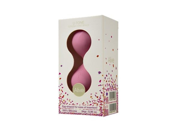 Розовые вагинальные шарики U-tone, Adrien Lastic