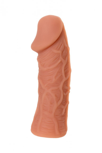 Насадка фаллического вида с венками Extreme Sleeve 005 S-size - 12,7 см., KOKOS