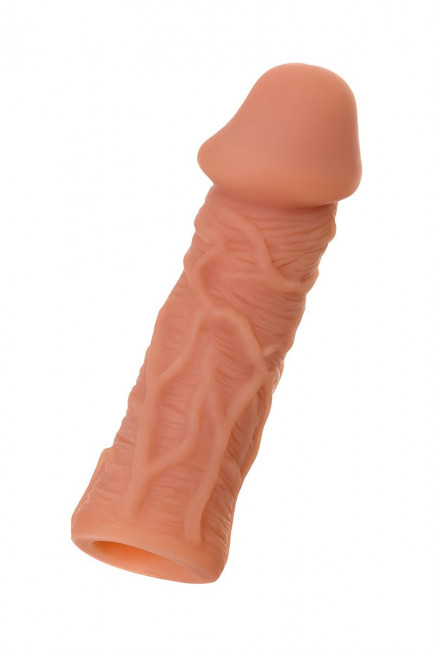 Насадка фаллического вида с венками Extreme Sleeve 005 S-size - 12,7 см., KOKOS