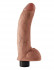 Кофейный виброфаллос со съемной присоской 9" Vibrating Cock with Balls - 22,9 см., Pipedream Кофейный виброфаллос со съемной присоской 9" Vibrating Cock with Balls - 22,9 см., Pipedream