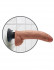 Кофейный виброфаллос со съемной присоской 9" Vibrating Cock with Balls - 22,9 см., Pipedream Кофейный виброфаллос со съемной присоской 9" Vibrating Cock with Balls - 22,9 см., Pipedream