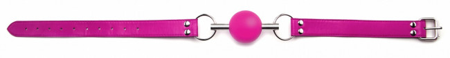 Кляп-шар на розовых ремешках Solid Ball Gag, Shots Media BV