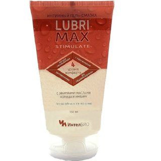 Возбуждающий интимный гель-смазка на водной основе Lubrimax Stimulate - 75 мл., ИнтелБИО