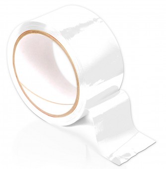 Белая самоклеющаяся лента для связывания Pleasure Tape - 10,6 м., Pipedream