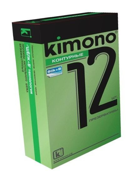 Контурные презервативы KIMONO - 12 шт., Kimono