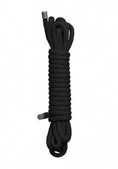 Черная веревка для бандажа Japanese rope - 10 м., Shots Media BV