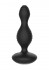 Чёрная анальная пробка с электростимуляцией E-Stimulation Vibrating Buttplug - 14 см., Shots Media BV