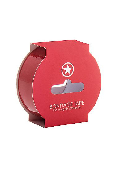 Красная лента Non Sticky Bondage Tape - 17,5 м., Shots Media BV