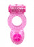 Розовое эрекционное кольцо с вибрацией Rings Ringer, Lola toys