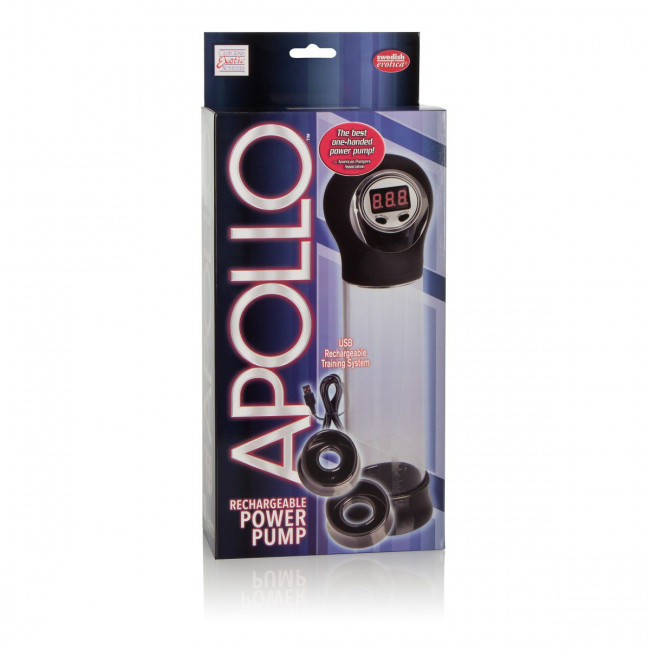 Автоматическая перезаряжаемая  вакуумная помпа APOLLO RECHARGE POWER PUMP, California Exotic Novelties