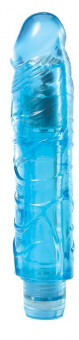 Голубой вибромассажёр GRASPING PASSION PENIS 7 BLUE - 17,8 см., NMC