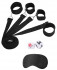 Черный игровой набор БДСМ Under The bed Binding Restraint Kit Черный игровой набор БДСМ Under The bed Binding Restraint Kit