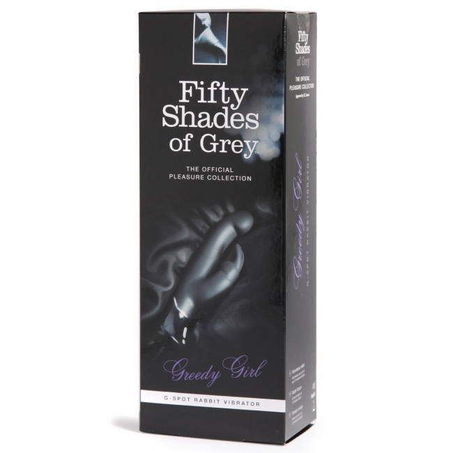 Вибратор с клиторальным стимулятором Greedy Girl - 24,1 см., Fifty Shades of Grey Вибратор с клиторальным стимулятором Greedy Girl - 24,1 см., Fifty Shades of Grey
